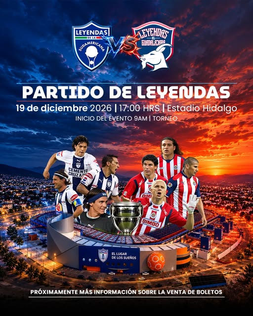 Partido de leyendas Pachuca vs Chivas
