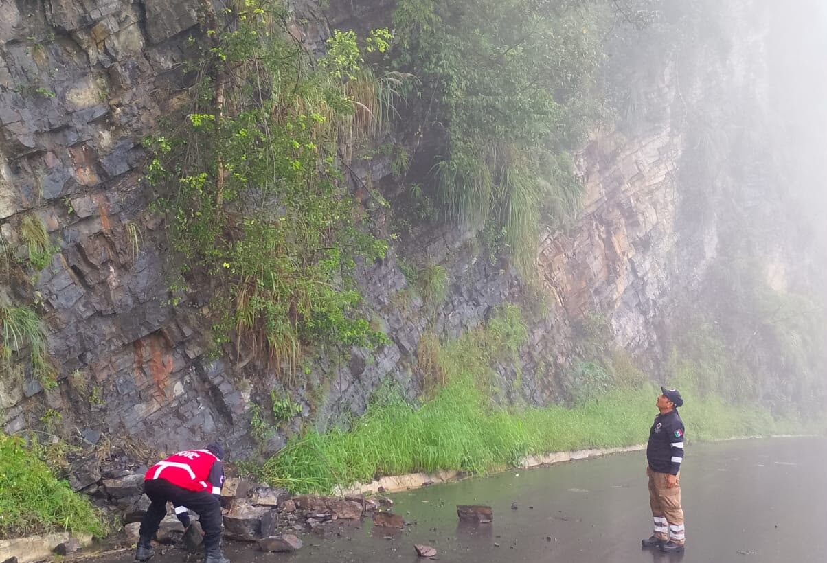 Protección Civil alerta por lluvias y bajas temperaturas en Hidalgo