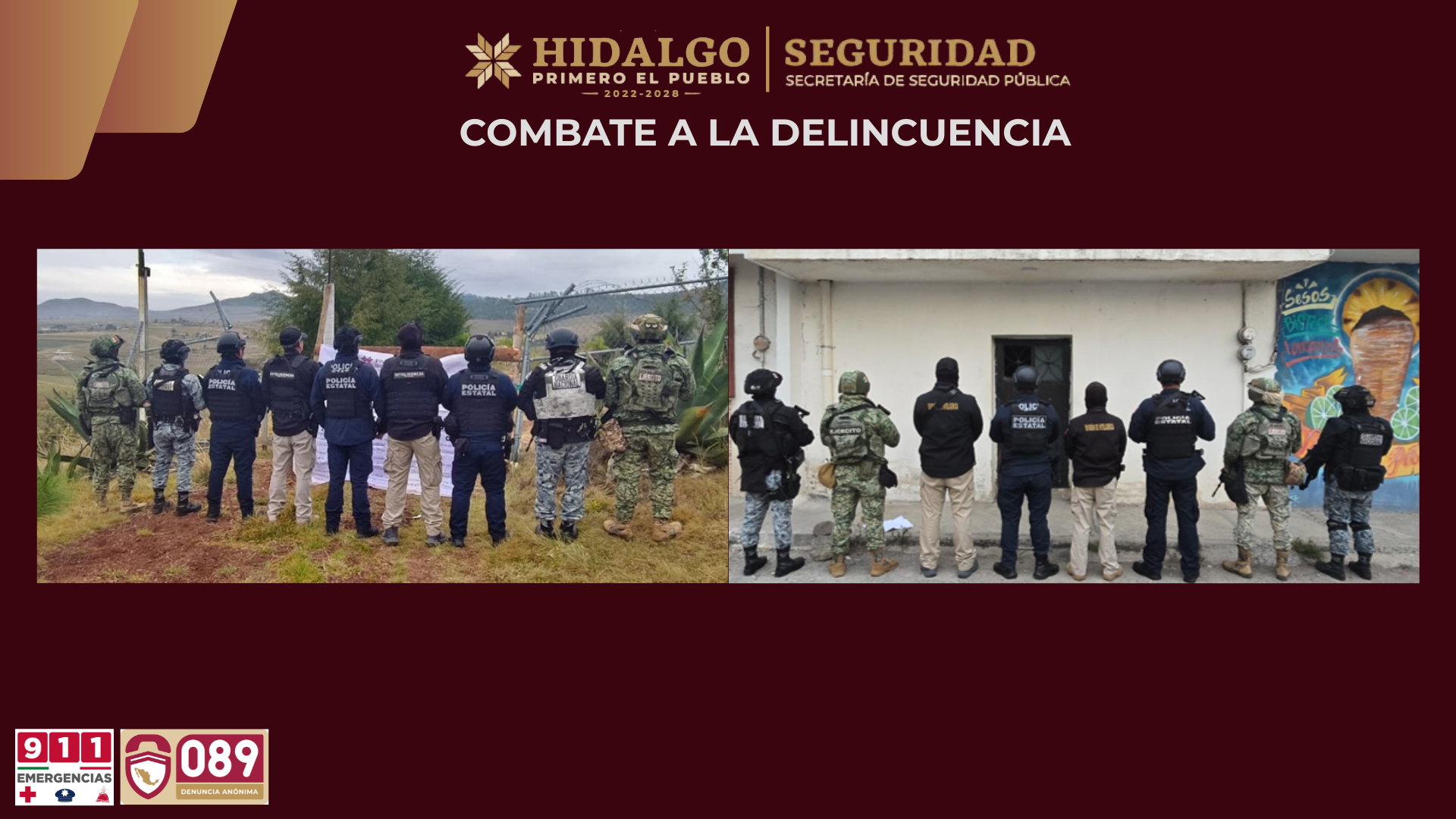 SSPH asegura más de mil 400 dosis de narcoticos y 2 mil 700 litros de hidrocarburo en Cuautepec