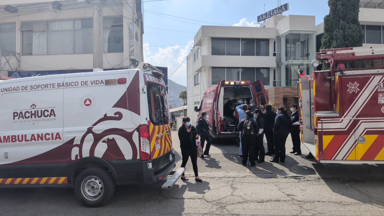 Explosión en funeraria de Pachuca deja una persona lesionada