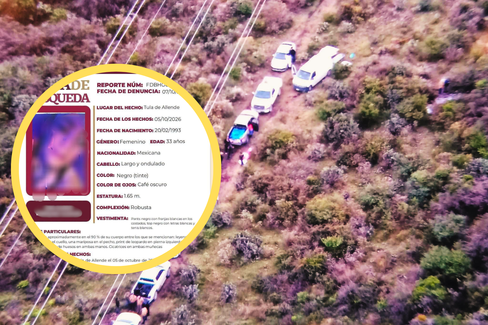 ¿Está entre los 5 cuerpos? Joven desaparecida en Tula, posible pista en fosa clandestina en Hidalgo