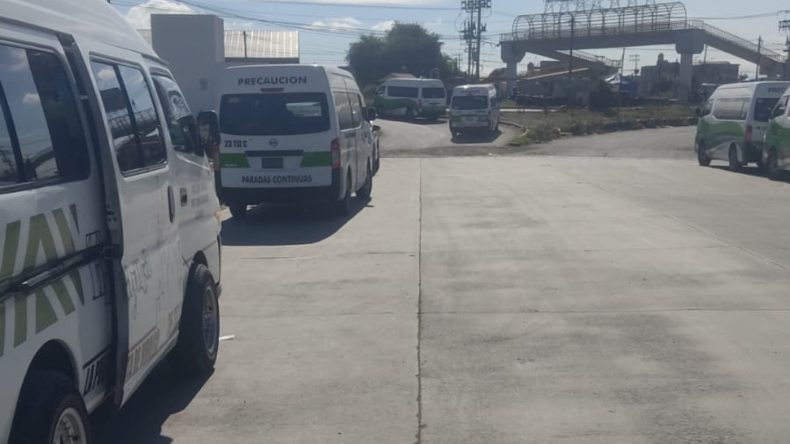 Conflicto por base de combis en Huitzila, Tizayuca.