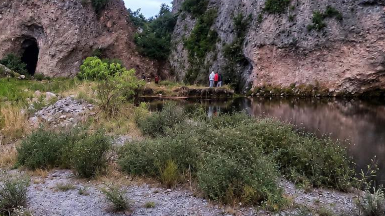 Zona de minas del Cerro del Judío, donde fue localizado sin vida un joven de 27 años.